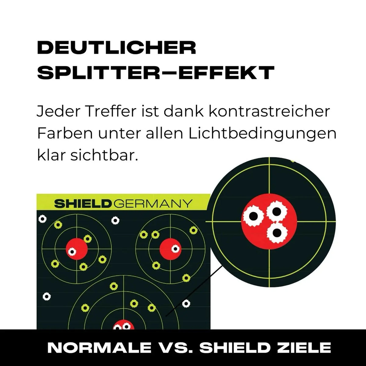 Zielscheiben SHIELD Splatter Targets 10er Pack 45x30cm - 02
