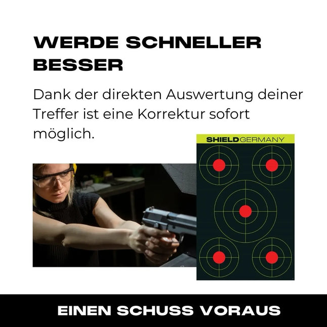 Zielscheiben SHIELD Splatter Targets 10er Pack 45x30cm - 02