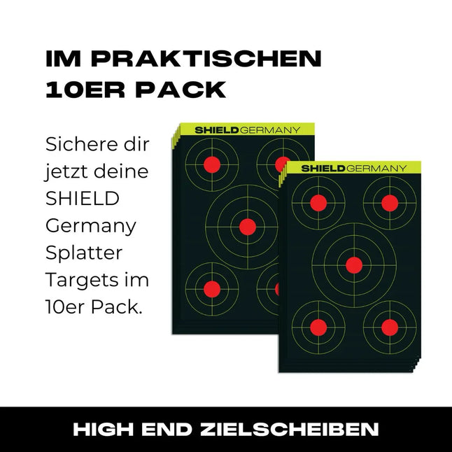 Zielscheiben SHIELD Splatter Targets 10er Pack 45x30cm - 02