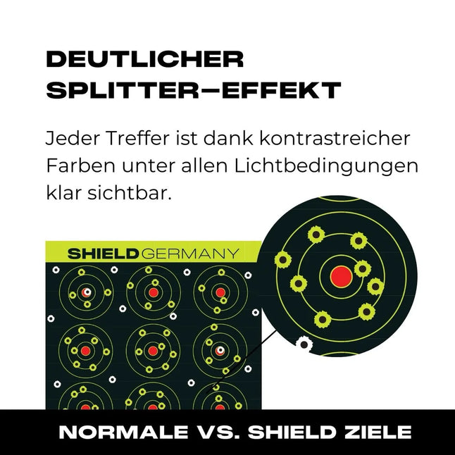 Zielscheiben SHIELD Splatter Targets 10er Pack 45x30cm - 03