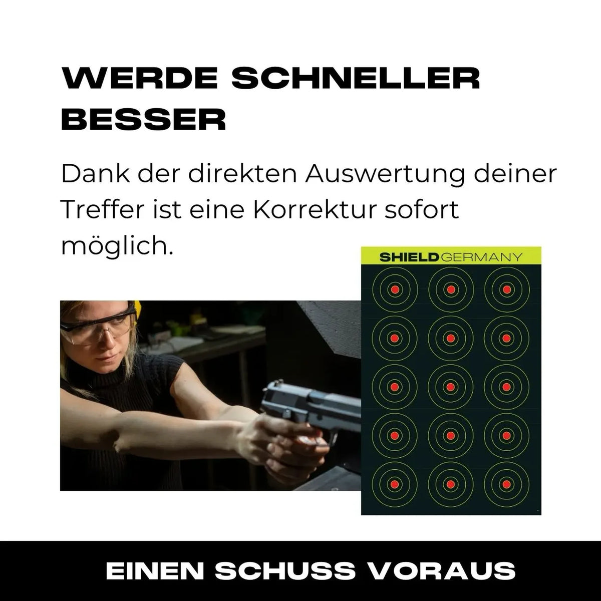 Zielscheiben SHIELD Splatter Targets 10er Pack 45x30cm - 03