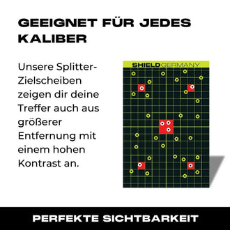Zielscheiben SHIELD Splatter Targets 10er Pack 45x30cm - 04