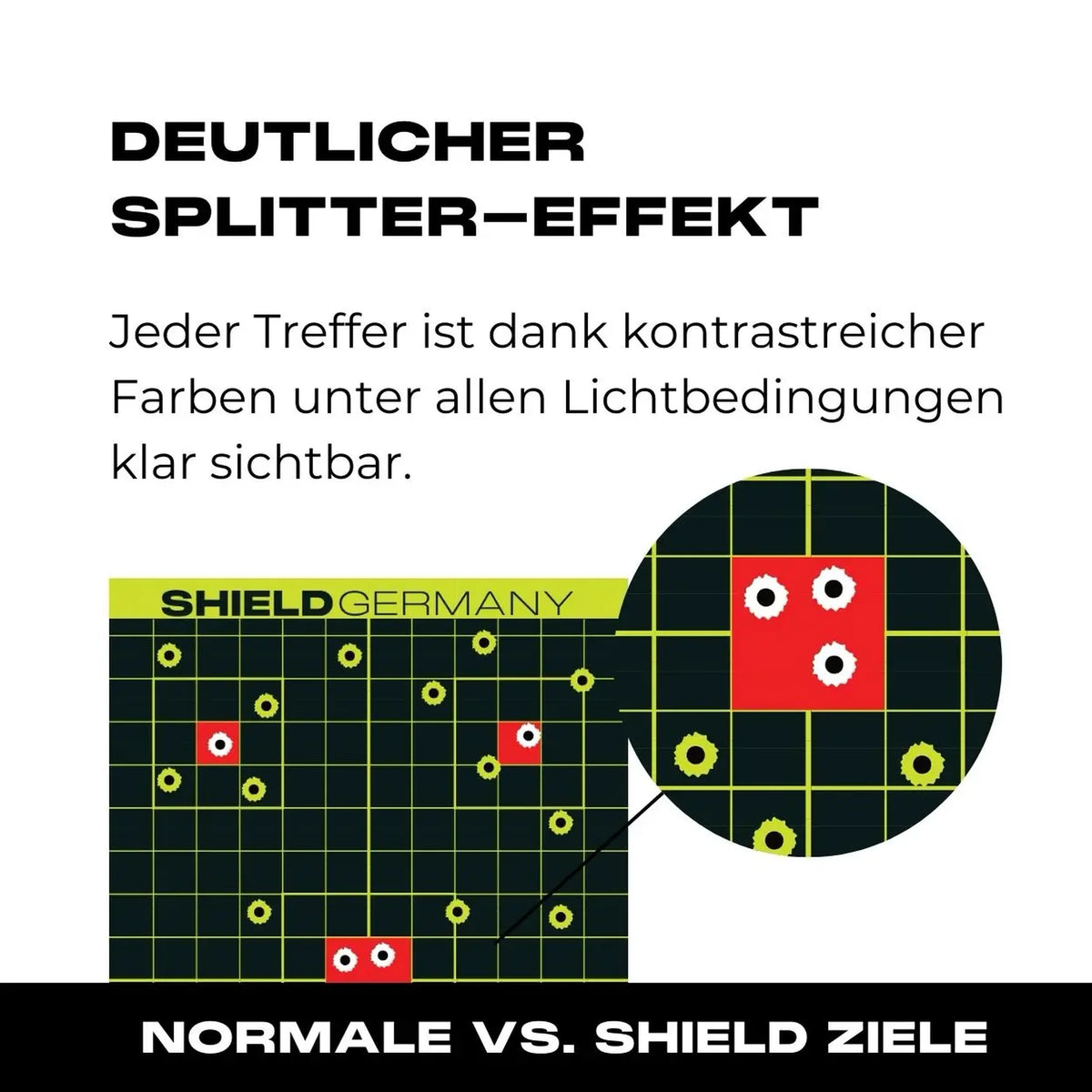 Zielscheiben SHIELD Splatter Targets 10er Pack 45x30cm - 04