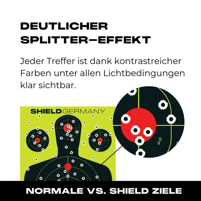 Zielscheiben SHIELD Splatter Targets 10er Pack 45x30cm - 05