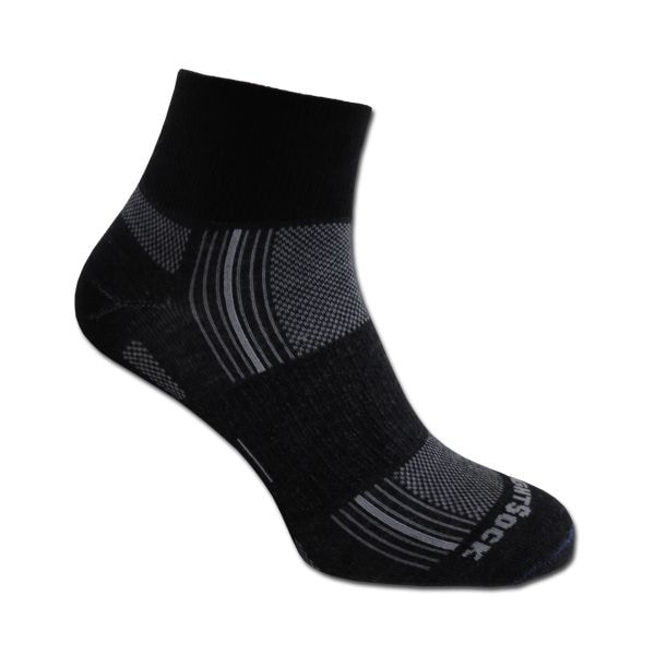 Chaussette Wrightsock Stride double-couche noir