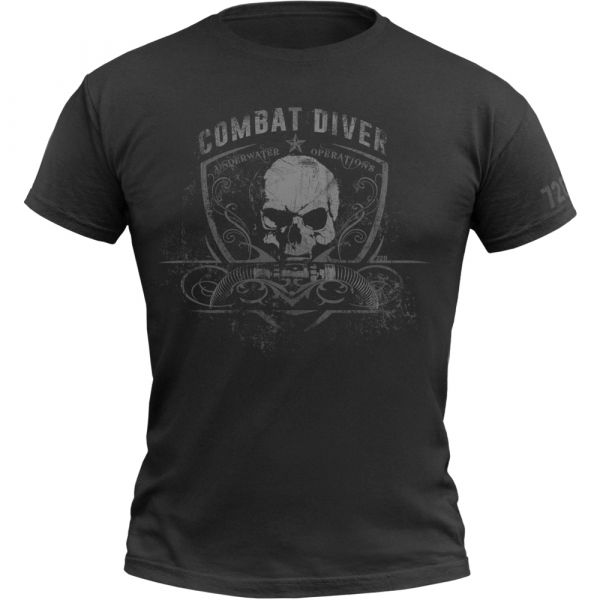 720gear T-Shirt Combat Diver noir