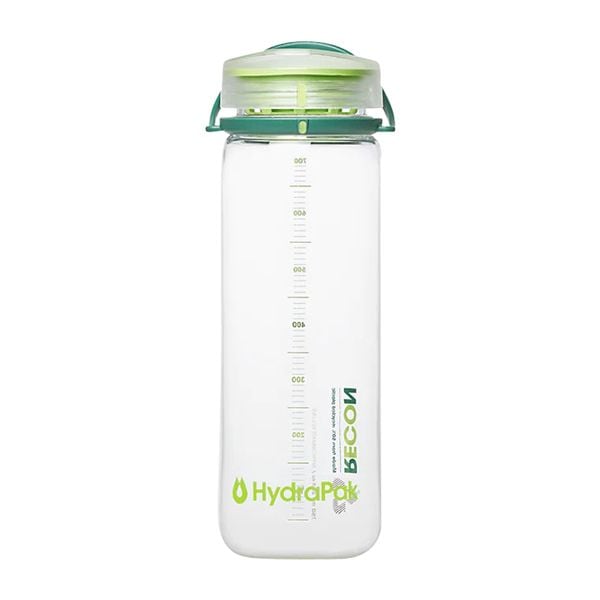 HydraPak Bouteille à boire Recon 0.75 L transparente vert-citron