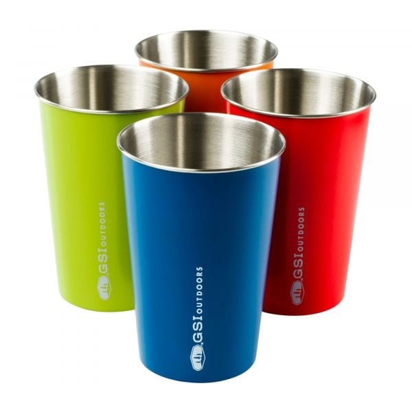 GSI Outdoors Kit gobelets Glacier Stainless Pint multicolore