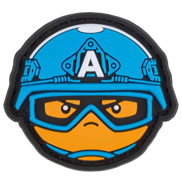 TacOpsGear Patch 3D PVC Tacticons Nr.42 Captain A. Smiley Emoji