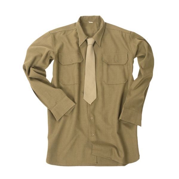 Réplique chemise treillis US M37 brune