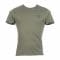 Alpha Industries T-Shirt Roll-Up Sleeve brushstroke green