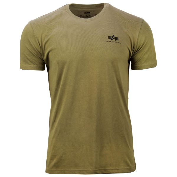 Alpha Industries T-Shirt Basic Small Logo olive