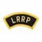 Insigne de bras US LRRP doré noir