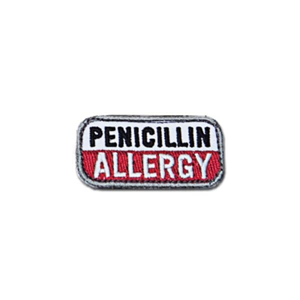 Patch MilSpecMonkey Penicillin Allergie medical