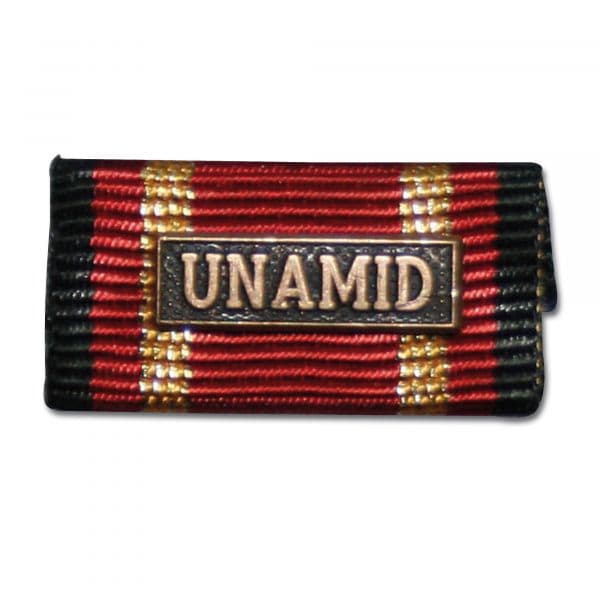 Insigne Pin intervention à l'étranger UNAMID bronze