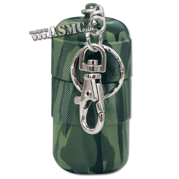 Porte-clés avec capsule camo
