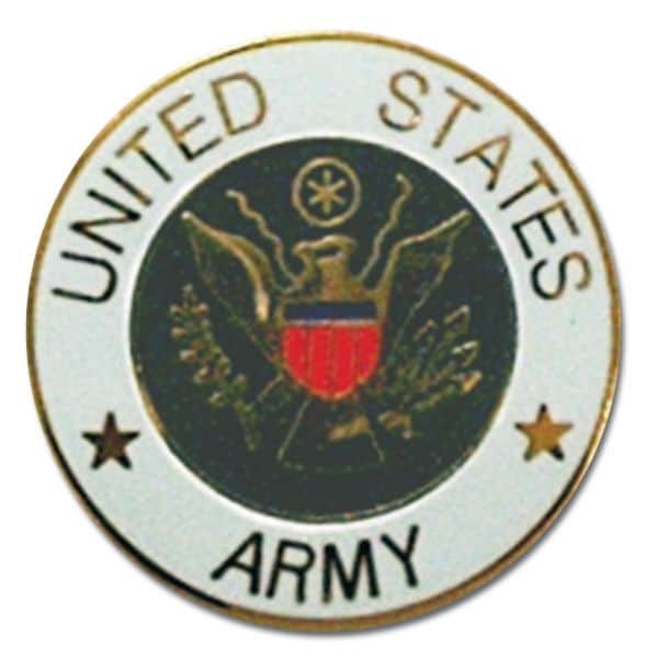 Pin Mini US Army rond