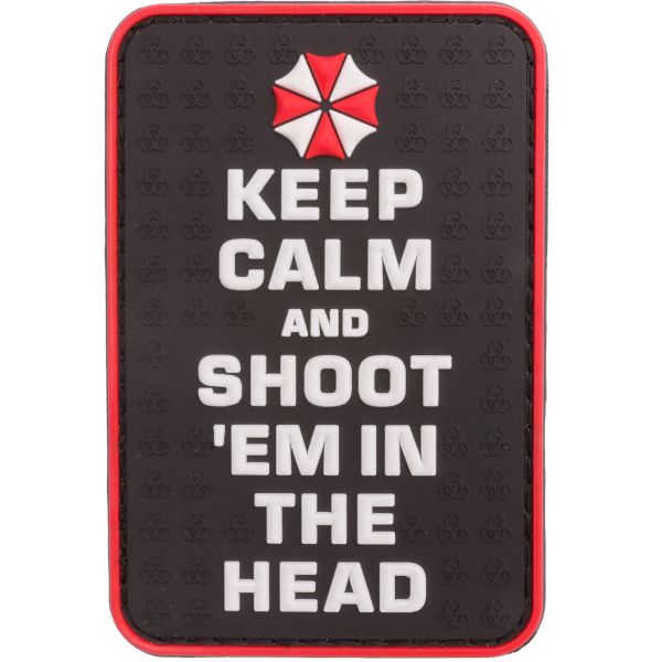 JTG Patch 3D Keep calm and shoot em in the head