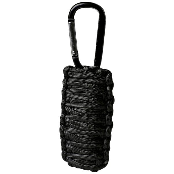 Kit de survie corde de parachute petit noir