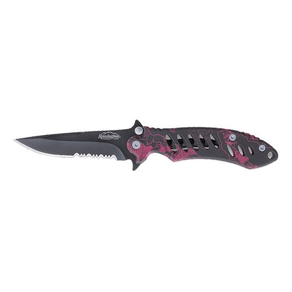 Couteau Pliable Remington F.A.S.T. Zombie Hunter noir/rouge