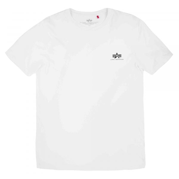 Alpha Industries T-Shirt Basic Small Logo blanc