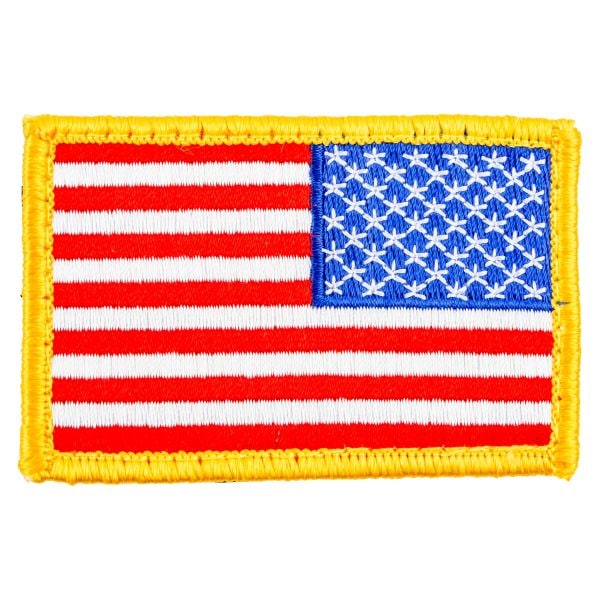 Insigne drapeau US auto-agrippant coloré droite