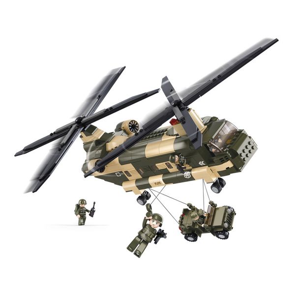 Sluban Jeu de construction Hélicoptère Chinook M38-B0508