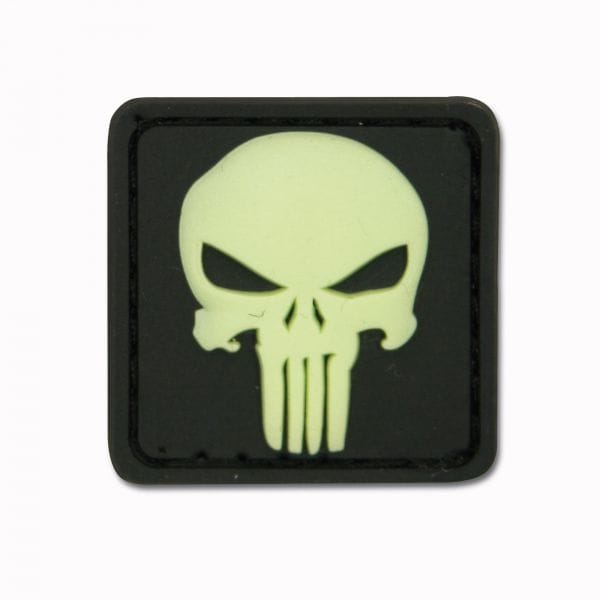 3D-Patch Punisher Skull luminescent