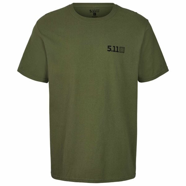 5.11 t-shirt load out military green