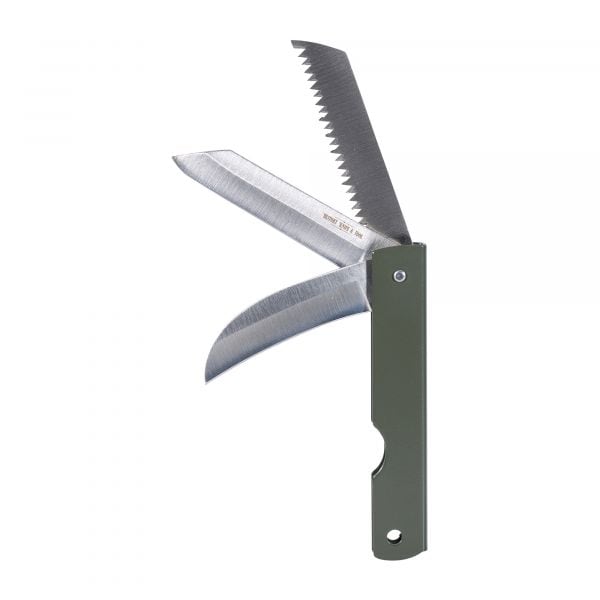 History Knife & Tool Couteau Japanese Army Hawkbill vert