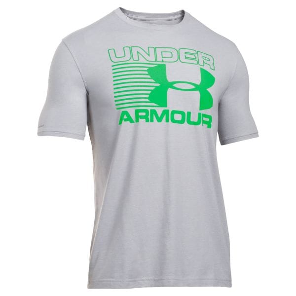 T-shirt Blitz Logo Under Armour gris-vert