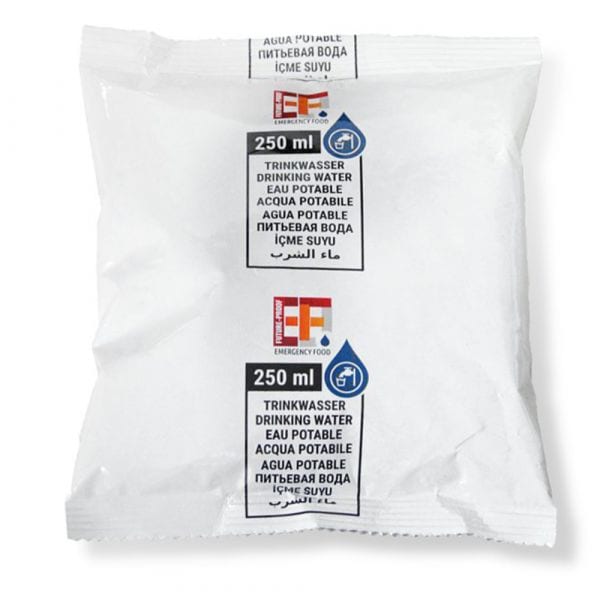 EF Emergency Food Eau potable 250 ml