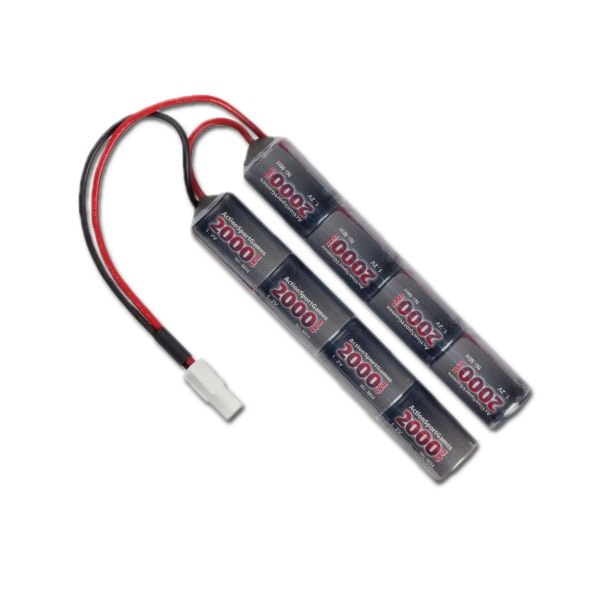 Batterie Airsoft 9.6 V 2000 mAh NiMh Twin Type