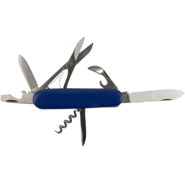Mikov Couteau de poche moyen avec Ciseaux bleu