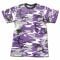 T-shirt MMB mauve-camouflage
