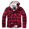 Brandit Lumberjacket hooded rouge noir