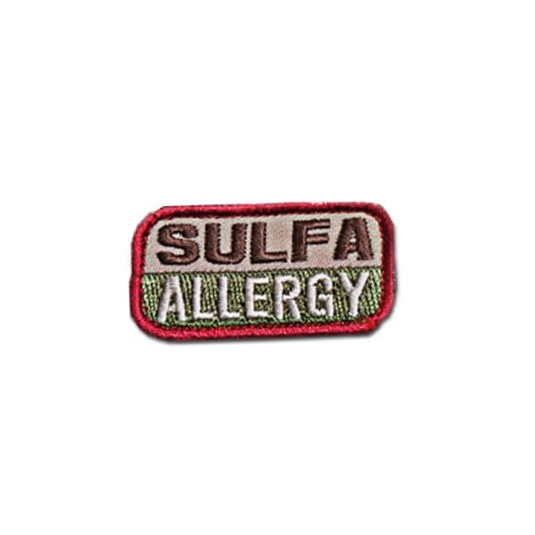 Patch MilSpecMonkey Sulfonamide Allergie arid
