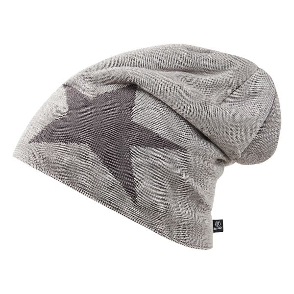 Brandit Bonnet Jersey Star gris et gris foncé