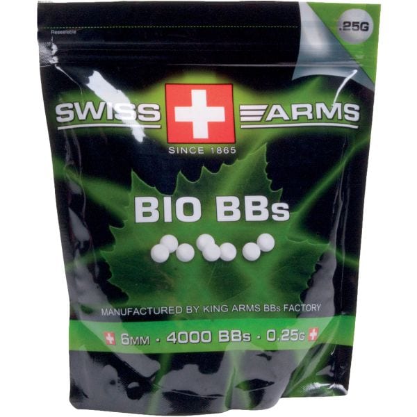 Balles airsoft Bio BBs Swiss Arms 0.28 g 3600 pièces