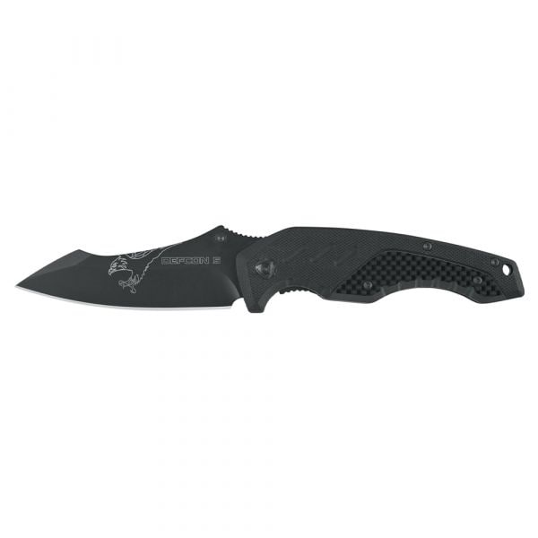 Defcon 5 Couteau de poche Tactical Folding Knife Kilo noir