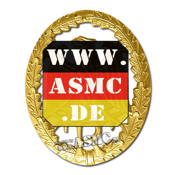 Badge de compétence BW réserviste doré
