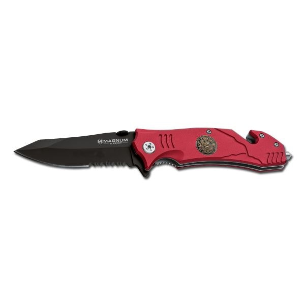 Magnum Couteau Fire Fighter rouge