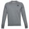 Under Armour Pull Rival Fleece Crew pitch gray