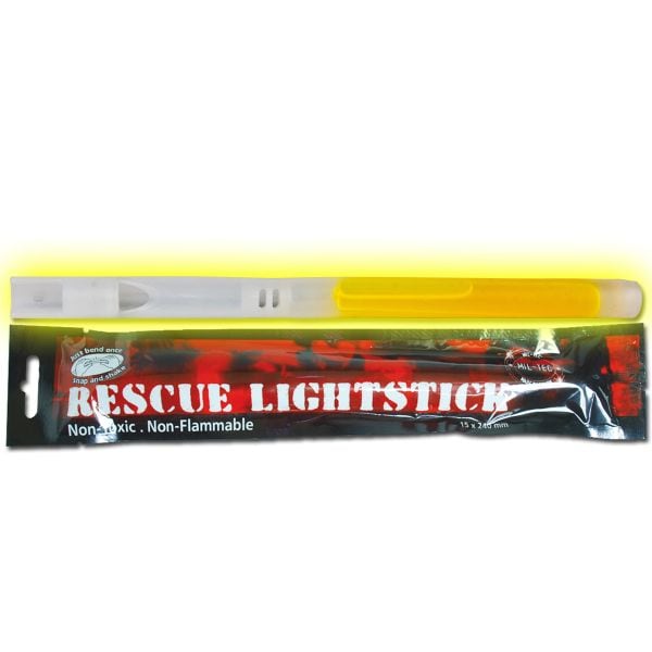 Bâton lumineux Mil-Tec Rescue jaune
