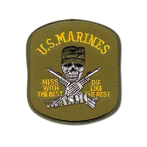 Insigne Tissu US Marines Mess with the best