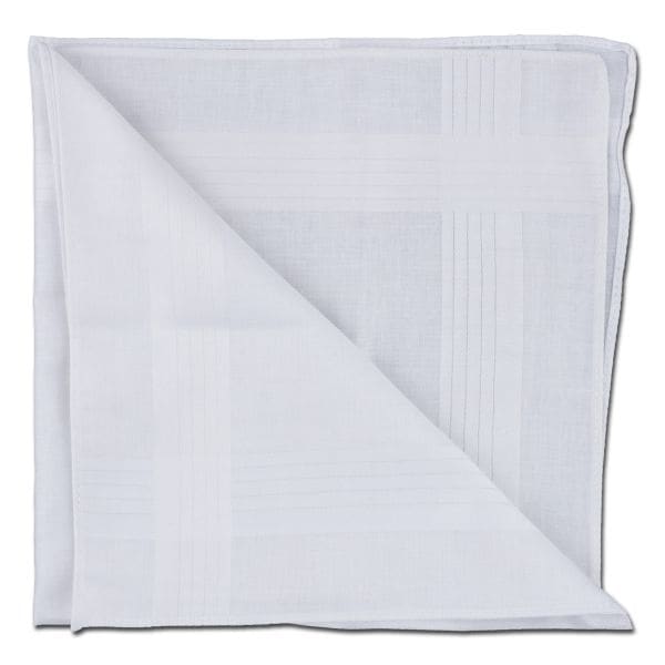 Mouchoir blanc 40 x 40 cm