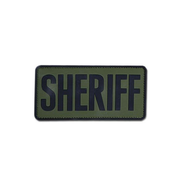 MilSpecMonkey Patch Sheriff 6x3 PVC od-green