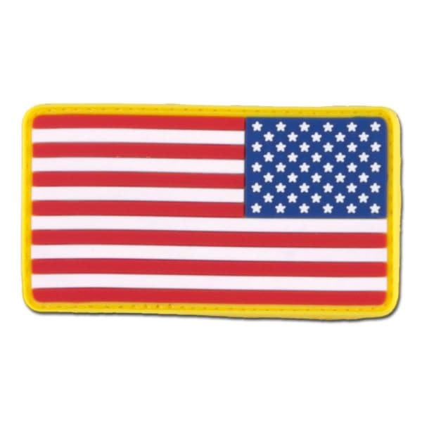 Patch 3D- drapeau US inversé coloré