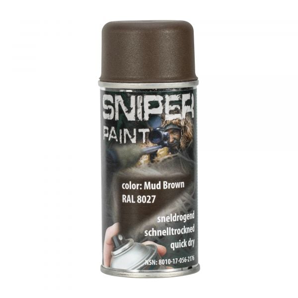 Sniper Paint Bombe de peinture Box Army 150 ml brun