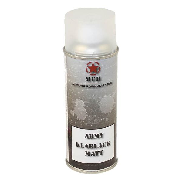 Bombe de peinture Army Vernis incolore 400 ml mat